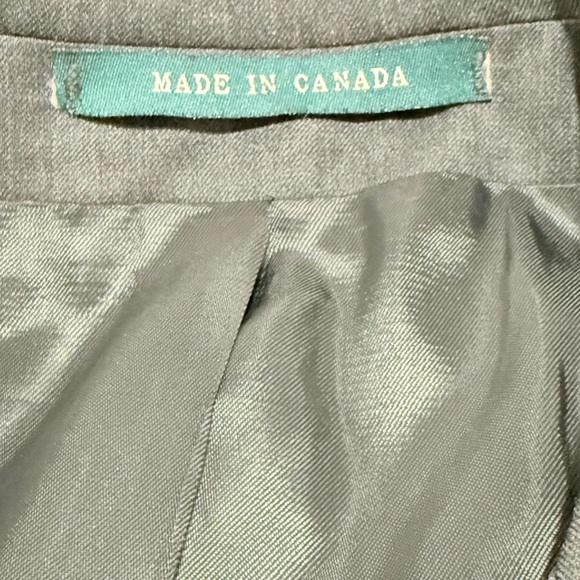 Chaps Ralph Lauren Blazer Men 40R Gray  Pure Wool Made In Canada Vintage - Picture 6 of 8